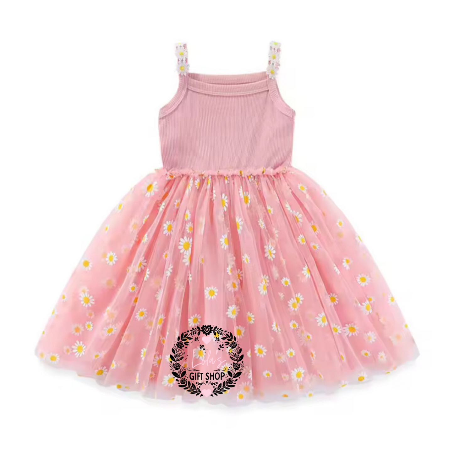Daisy strap dress 6m-4yrs