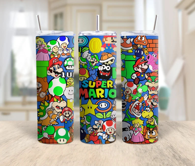 Mushroom brothers tumbler