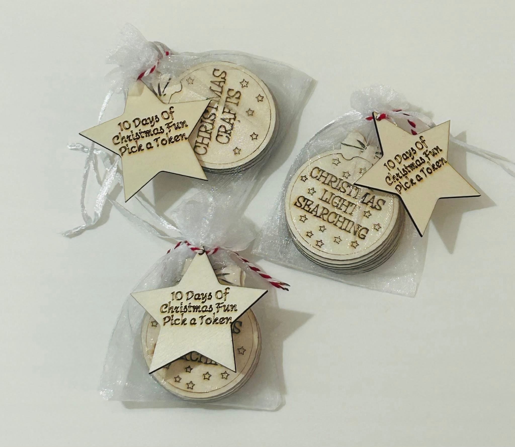 10 days of Christmas activity tokens