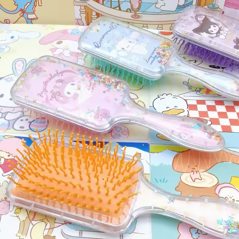 San Rio characters hair brush
