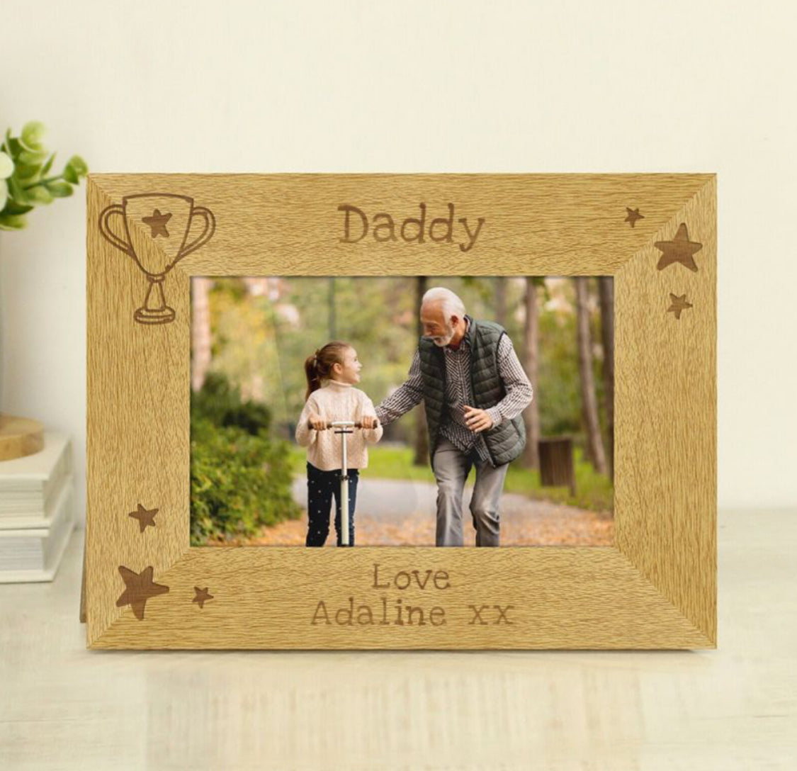 Personalised simply the best 6x4 photo frame