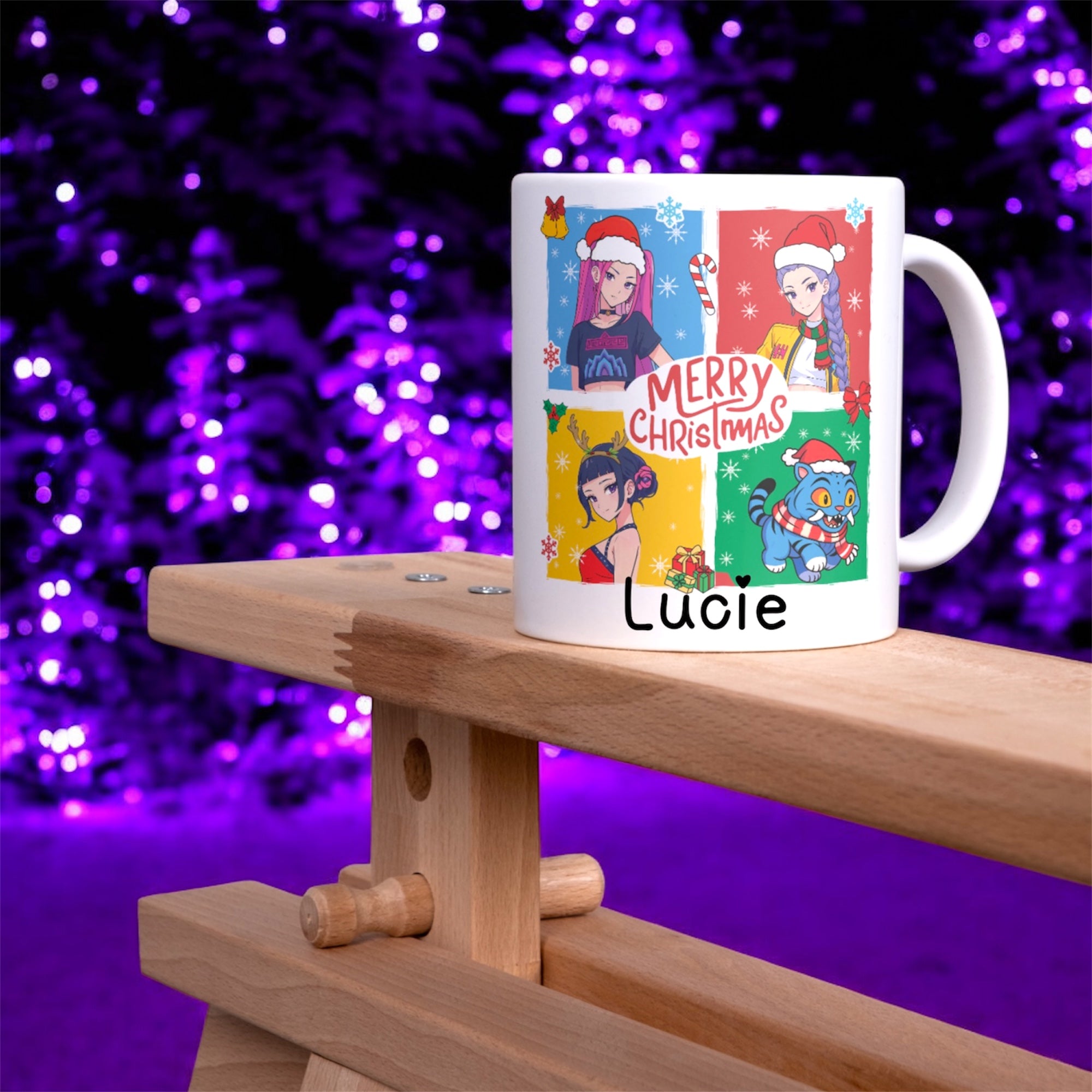 PopK personalised Christmas mug