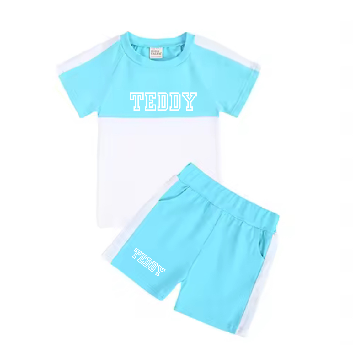 Personalised short varsity sets