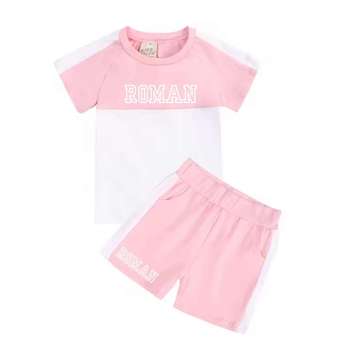 Personalised short varsity sets