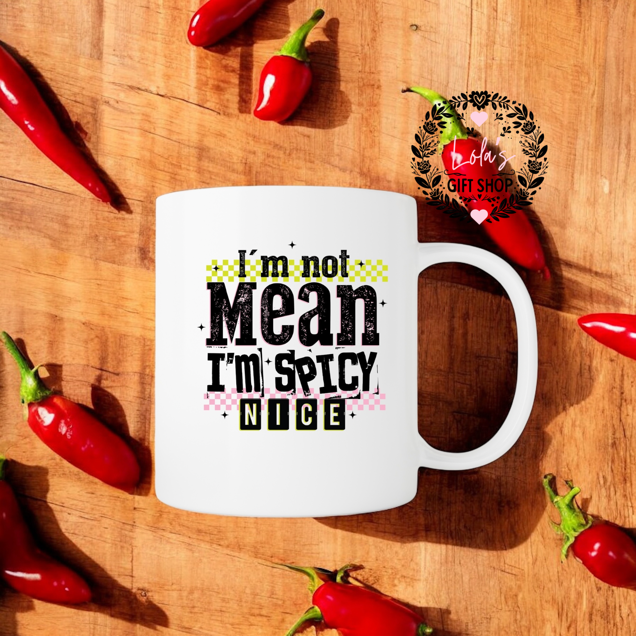 Not mean spicy mug