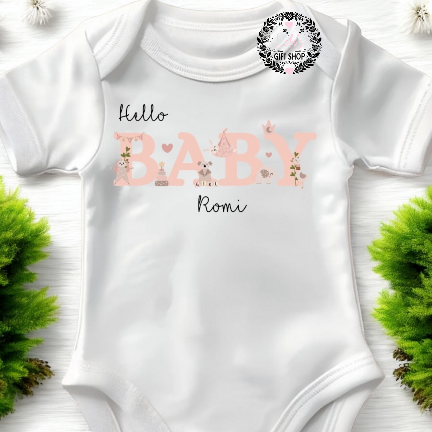 Hello baby vest