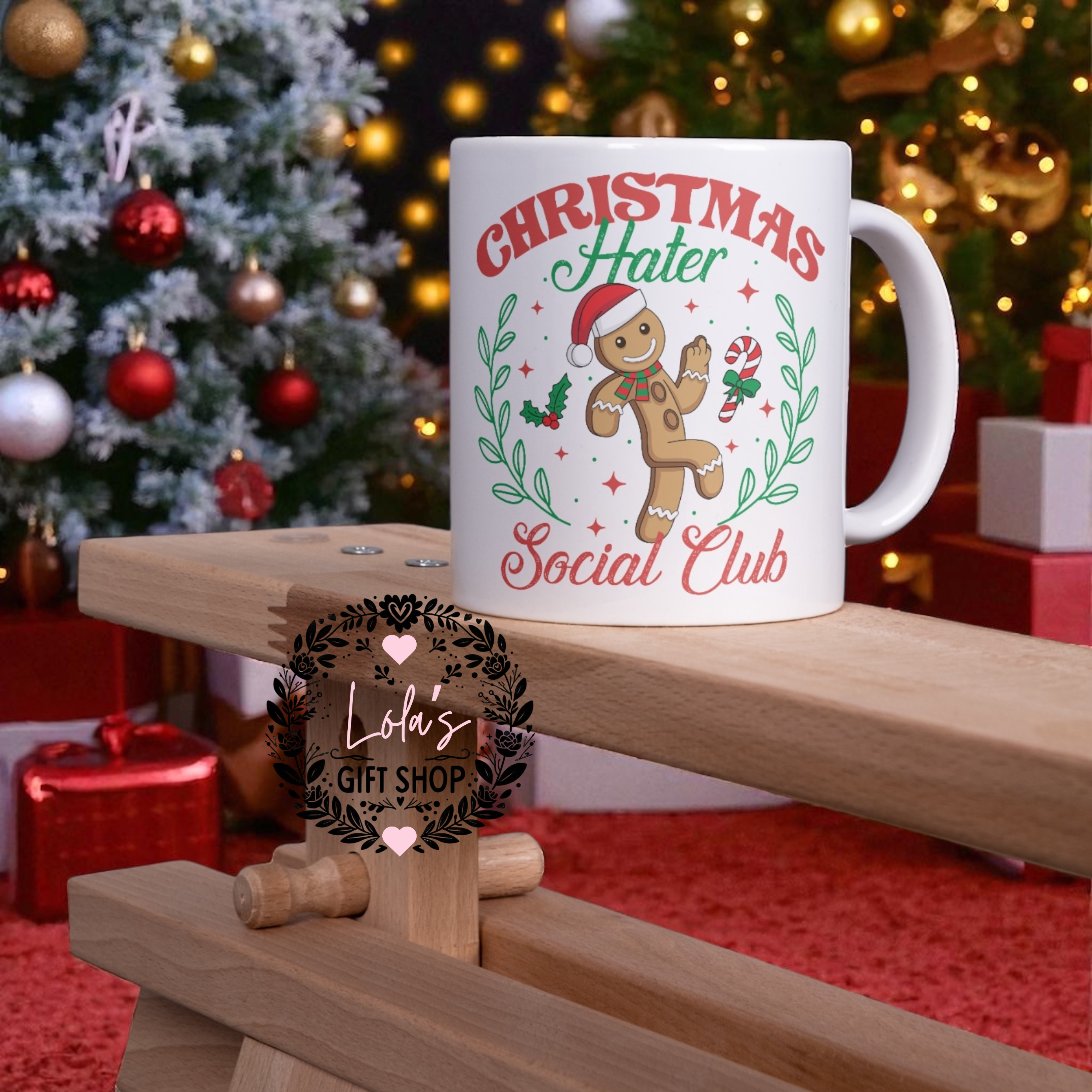 Christmas social club 11oz mug