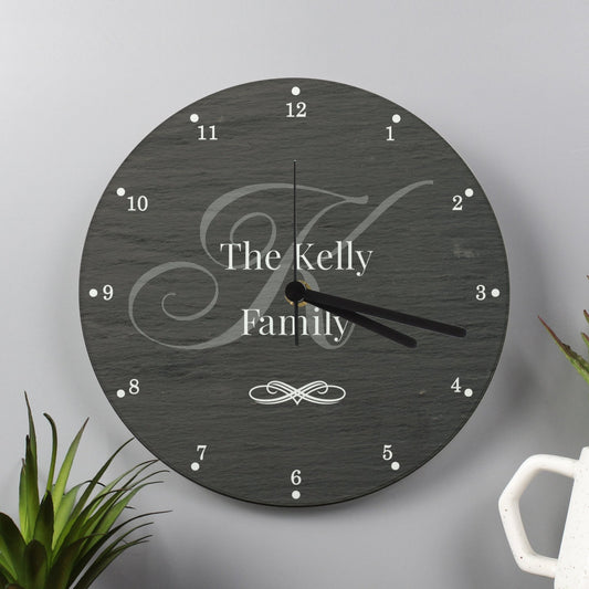 Personalised family glass clock - Lola’s gift shop <3Personalised family glass clockLola’s gift shop <3