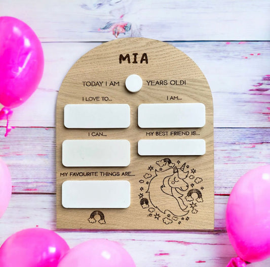 Today I am birthday boards - 5 designs - Lola’s gift shop <3Today I am birthday boards - 5 designsLola’s gift shop <3