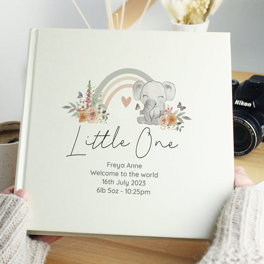 Floral elephant personalised photo album - Lola’s gift shop <3Floral elephant personalised photo albumLola’s gift shop <3