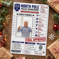 North Pole mug shot a4 personalised print