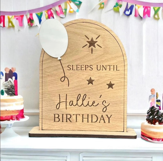 Personalised birthday countdown - sleeps untill - Lola’s gift shop <3Personalised birthday countdown - sleeps untillLola’s gift shop <3