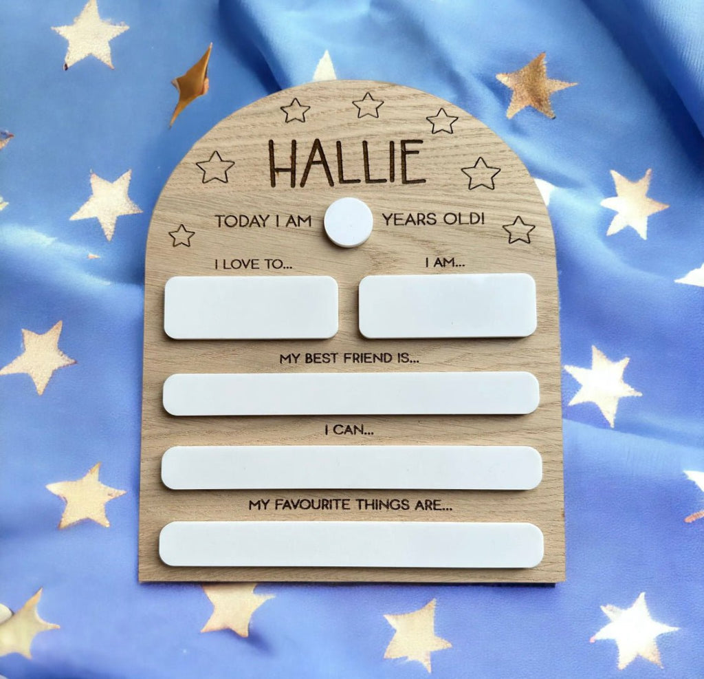 Today I am birthday boards - 5 designs - Lola’s gift shop <3Today I am birthday boards - 5 designsLola’s gift shop <3