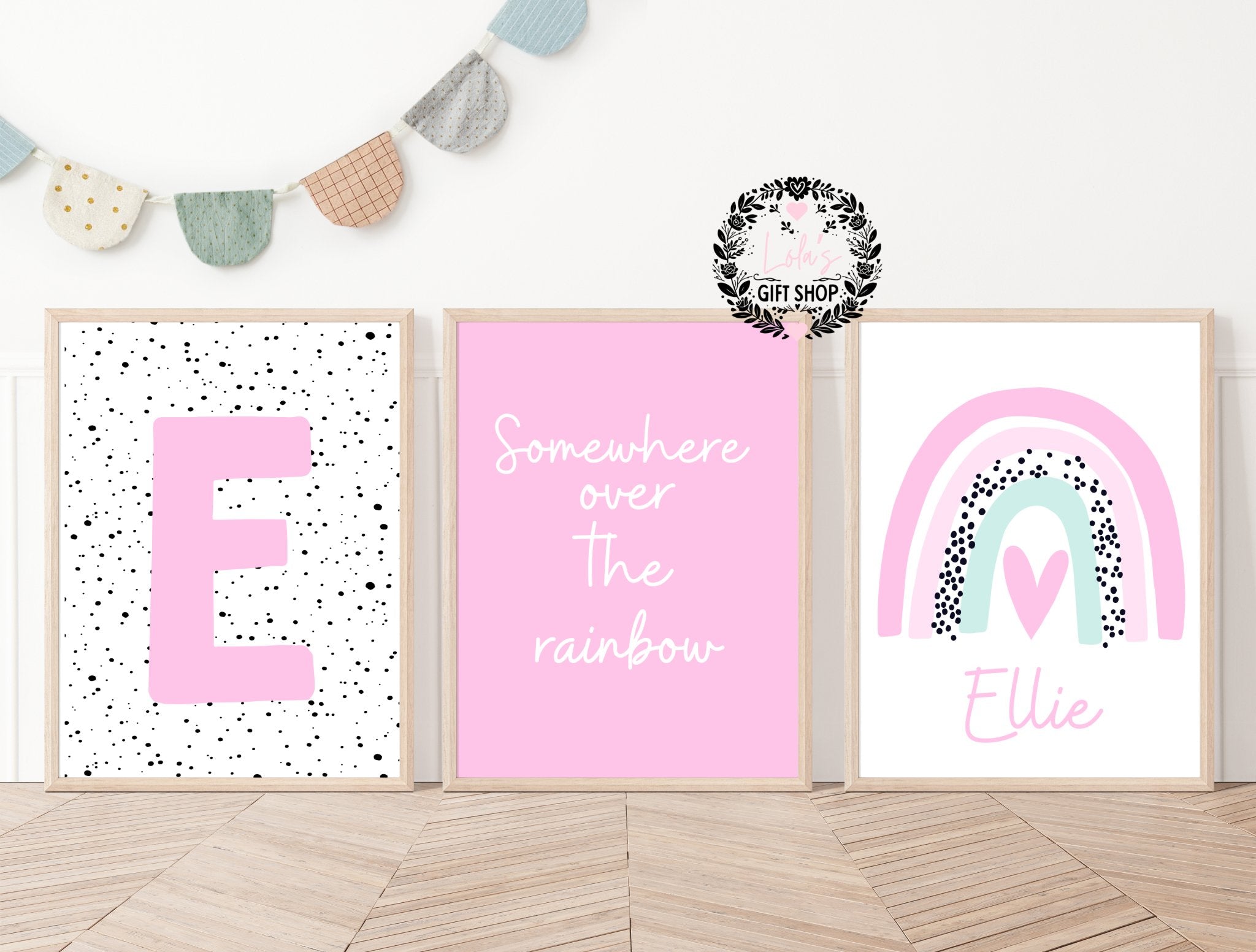Personalised over the rainbow bedroom prints or download - Lola’s gift shop <3Personalised over the rainbow bedroom prints or downloadLola’s gift shop <3