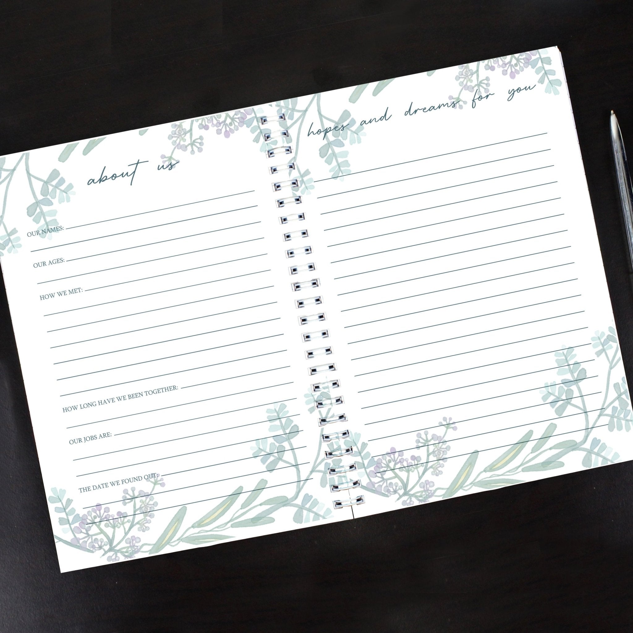 Personalised bump to baby notebook - Lola’s gift shop <3Personalised bump to baby notebookLola’s gift shop <3