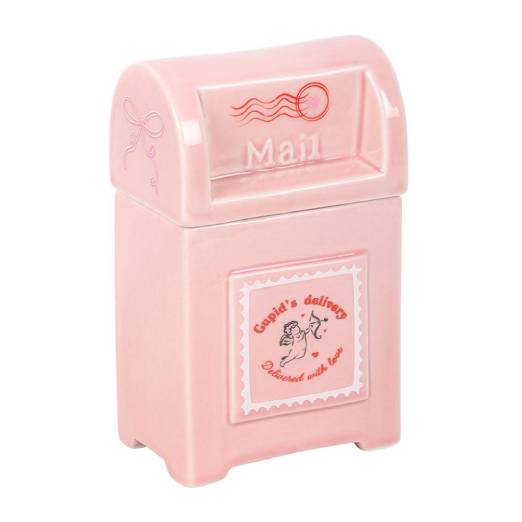 Cupid's Delivery Valentine Postbox Oil Burner
