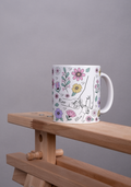Purple pink personalised mum mug 11oz