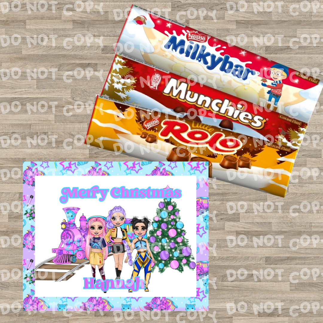 Demon Dolly girls tube sweet sticker