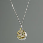 Personalised Sterling Silver & 9ct Gold Family Tree Of Life Necklace - Lola’s gift shop <3Personalised Sterling Silver & 9ct Gold Family Tree Of Life NecklaceLola’s gift shop <3
