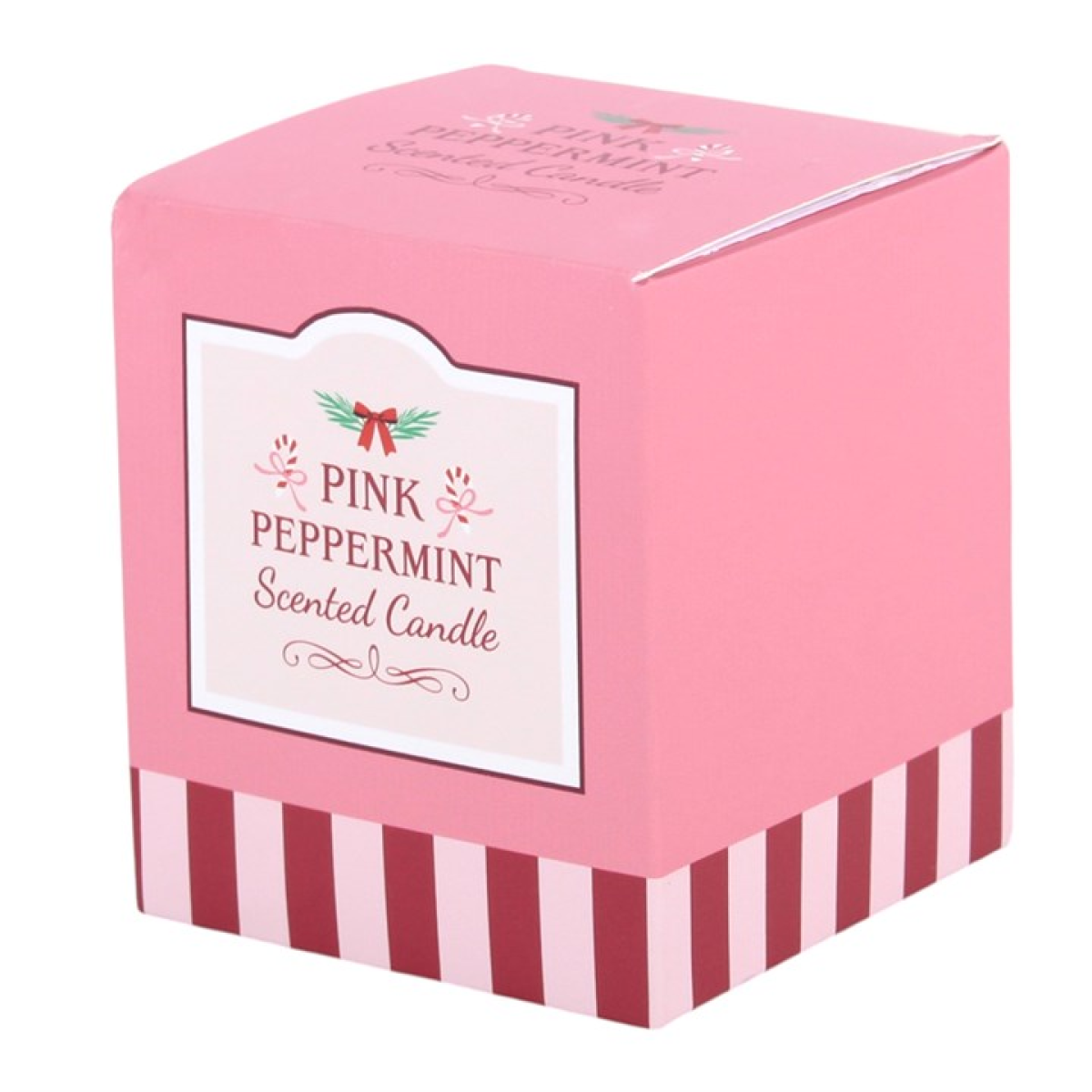 Pink Peppermint Scented Candle