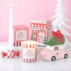 Christmas Candy Taper Candle Holder
