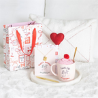 Cupid's Café Mug, Spoon and Socks Set