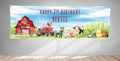 Personalised Farm Birthday PVC Banner 1ft x 3ft BB004 - Lola’s gift shop <3Personalised Farm Birthday PVC Banner 1ft x 3ft BB004Lola’s gift shop <3
