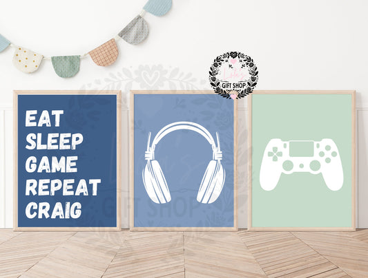 Personalised Gamers bedroom prints or download - Lola’s gift shop <3Personalised Gamers bedroom prints or downloadLola’s gift shop <3