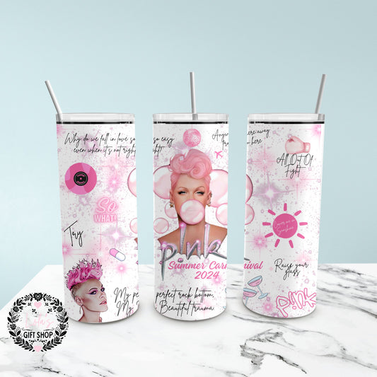 Pink summer carnival 20oz tumbler - Lola’s gift shop <3Pink summer carnival 20oz tumblerLola’s gift shop <3