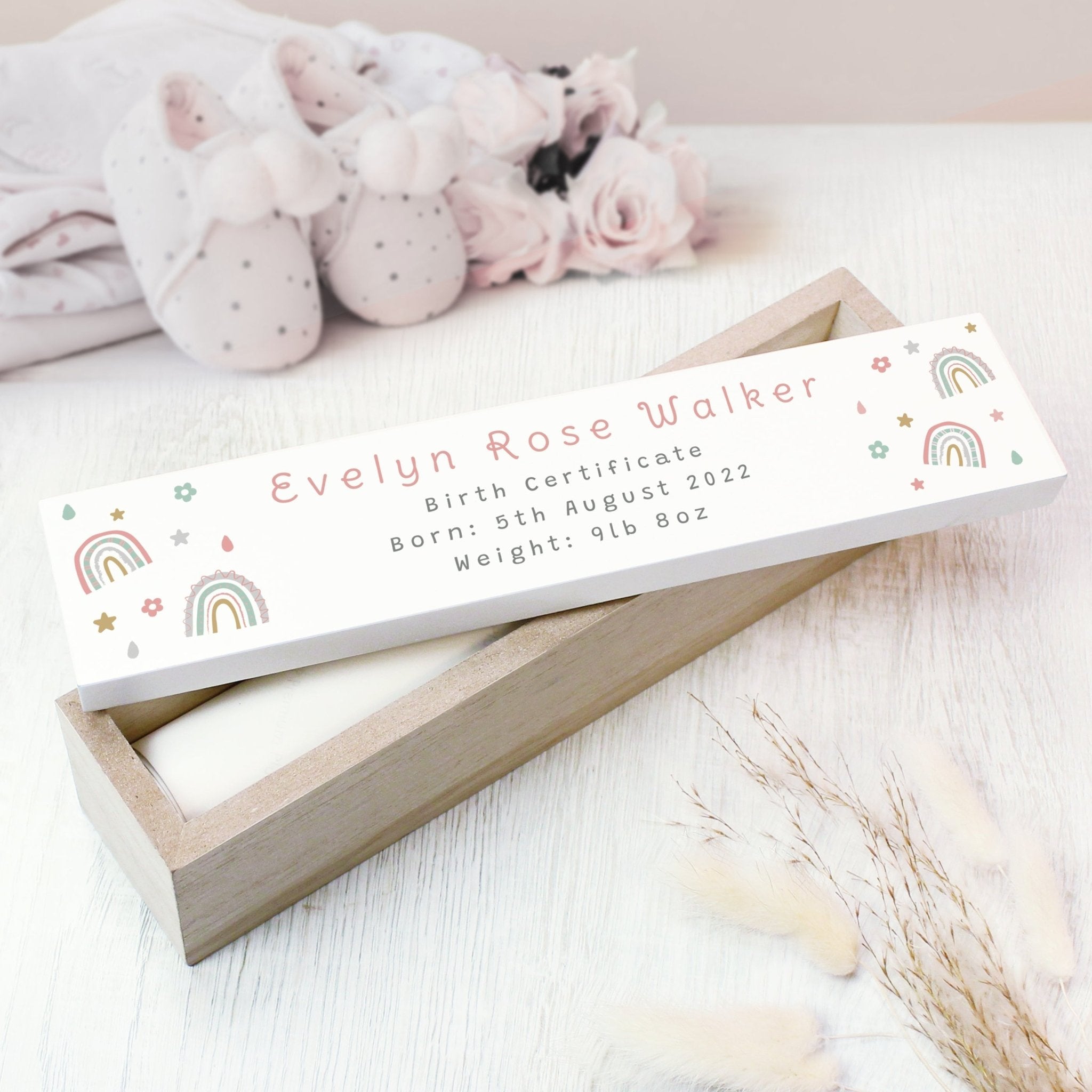 Personalised rainbow Certificate Holder - Lola’s gift shop <3Personalised rainbow Certificate HolderLola’s gift shop <3