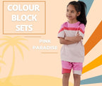 colour block shorts and Tshirt sets - Lola’s gift shop <3colour block shorts and Tshirt setsLola’s gift shop <3