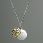 Personalised Sterling Silver & 9ct Gold Family Tree Of Life Necklace - Lola’s gift shop <3Personalised Sterling Silver & 9ct Gold Family Tree Of Life NecklaceLola’s gift shop <3
