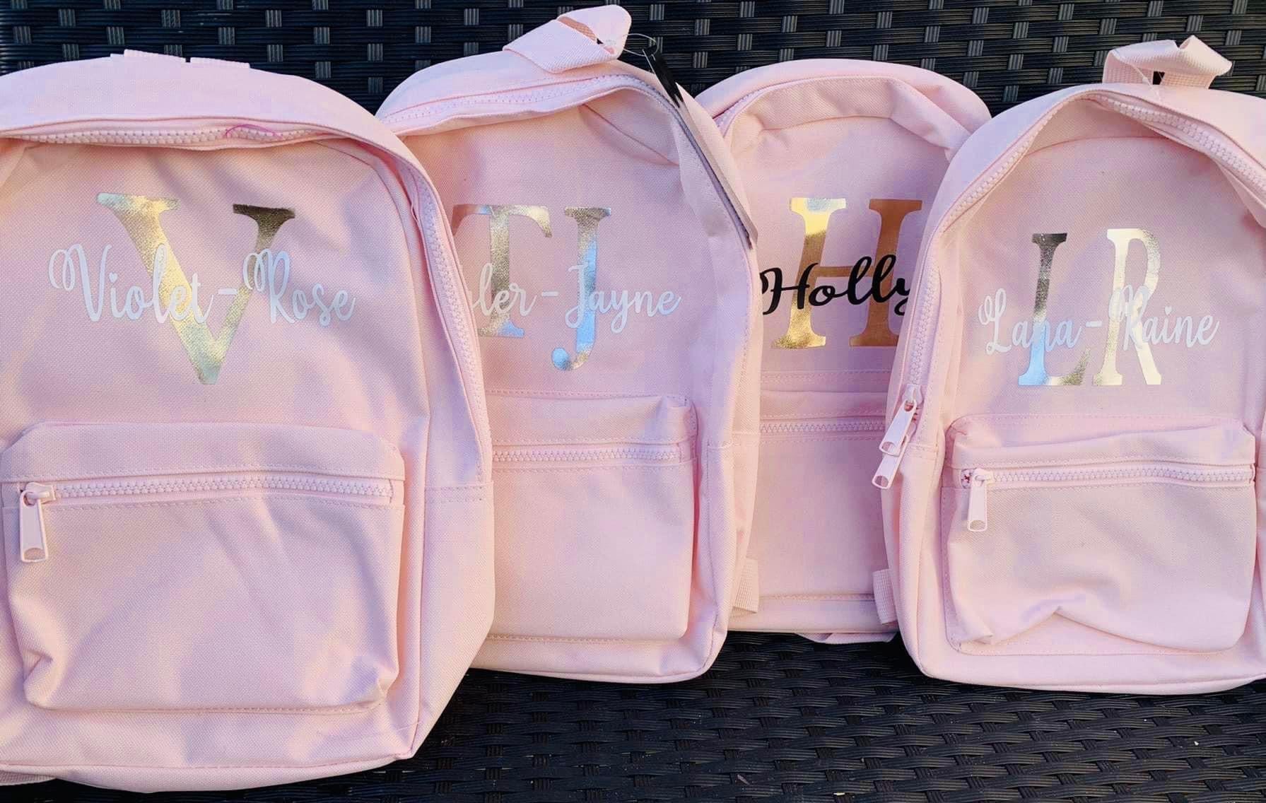 7l personalised backpacks - Lola’s gift shop <37l personalised backpacksLola’s gift shop <3