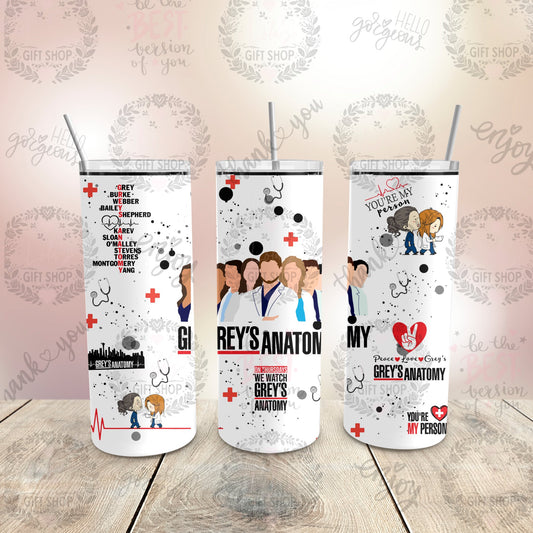 20oz Grey’s anatomy tumbler - Lola’s gift shop <320oz Grey’s anatomy tumblerLola’s gift shop <3