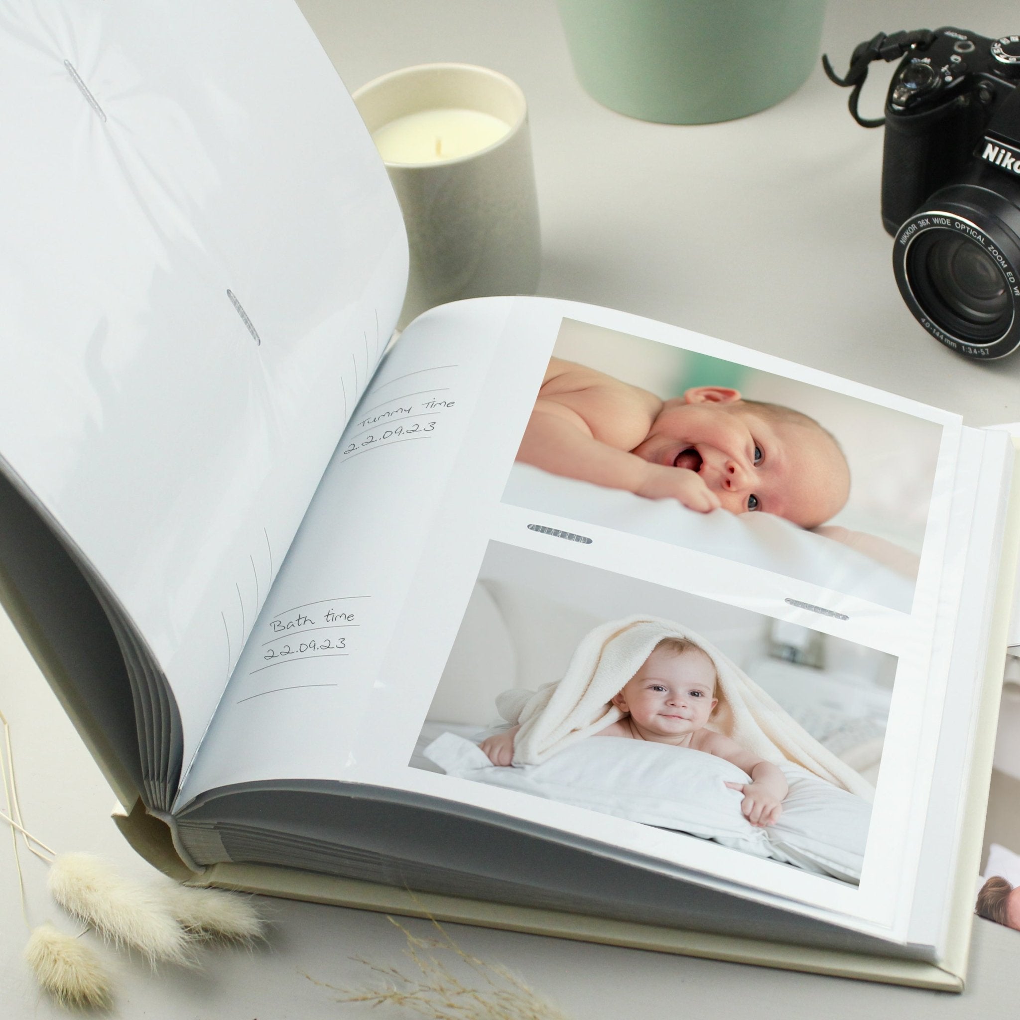 Floral elephant personalised photo album - Lola’s gift shop <3Floral elephant personalised photo albumLola’s gift shop <3