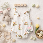 Dandelion and the hare personalised dungerees romper