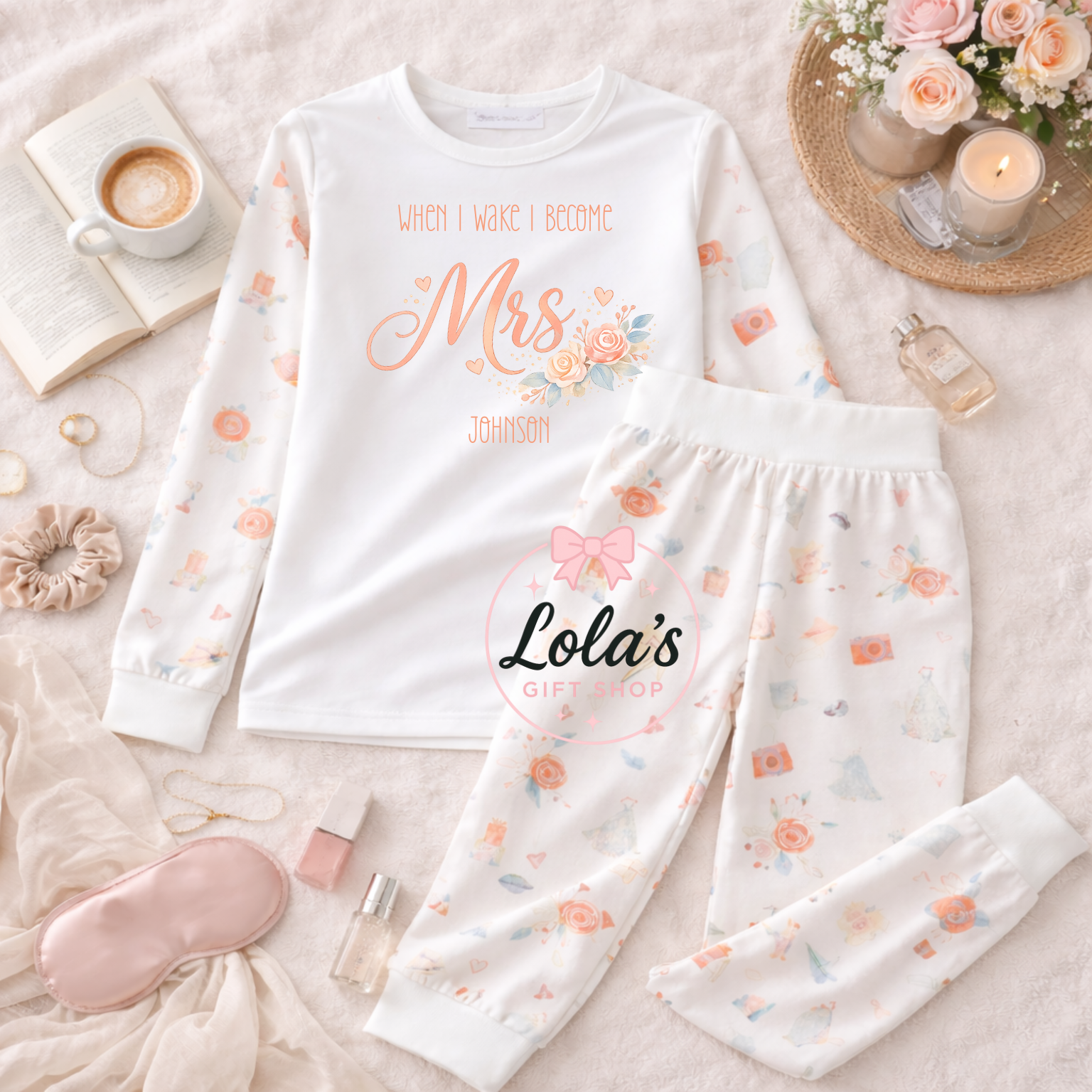 When I wake bridal pyjamas adult
