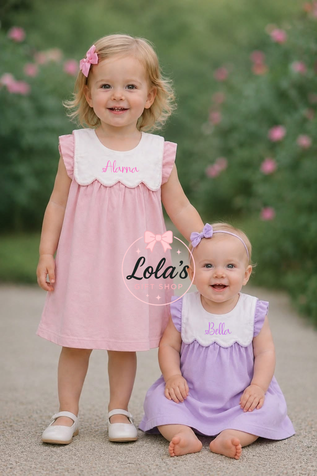 Personalised bib dress