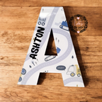 Personalised acrylic printed letter (bold)various designs