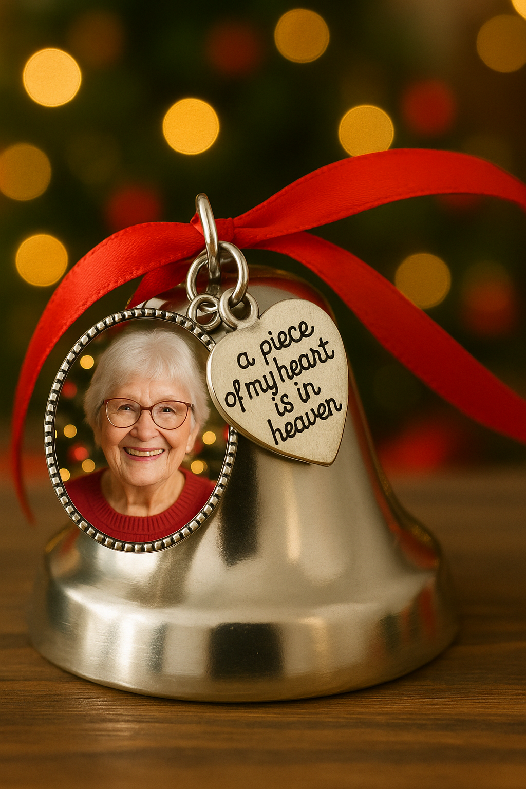 Photo memorial bell