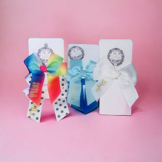 Personalised hair bows - Lola’s gift shop <3Personalised hair bowsLola’s gift shop <3