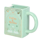 Coffee and Books Green Book Shaped Mug
