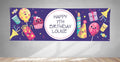 Personalised Face Presents Birthday PVC Banner 1ft x 3ft BB013 - Lola’s gift shop <3Personalised Face Presents Birthday PVC Banner 1ft x 3ft BB013Lola’s gift shop <3