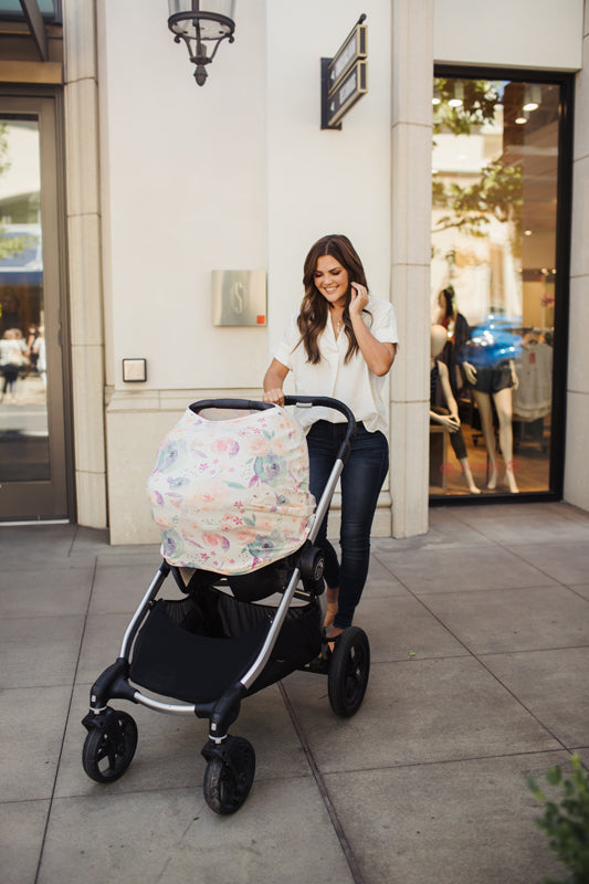 Copper Pearl Nursing & Car Seat Cover Bloom