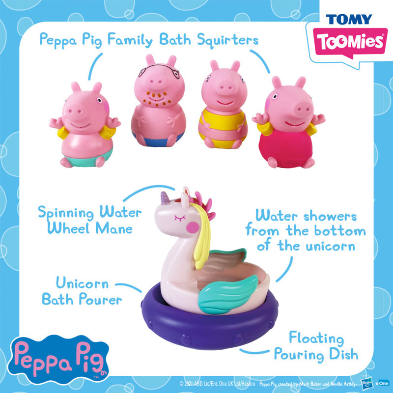 Tomy Toomies Peppa Pig Bath Set