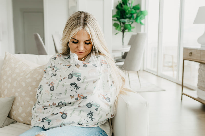Copper Pearl Nursing & Car Seat Cover Jo