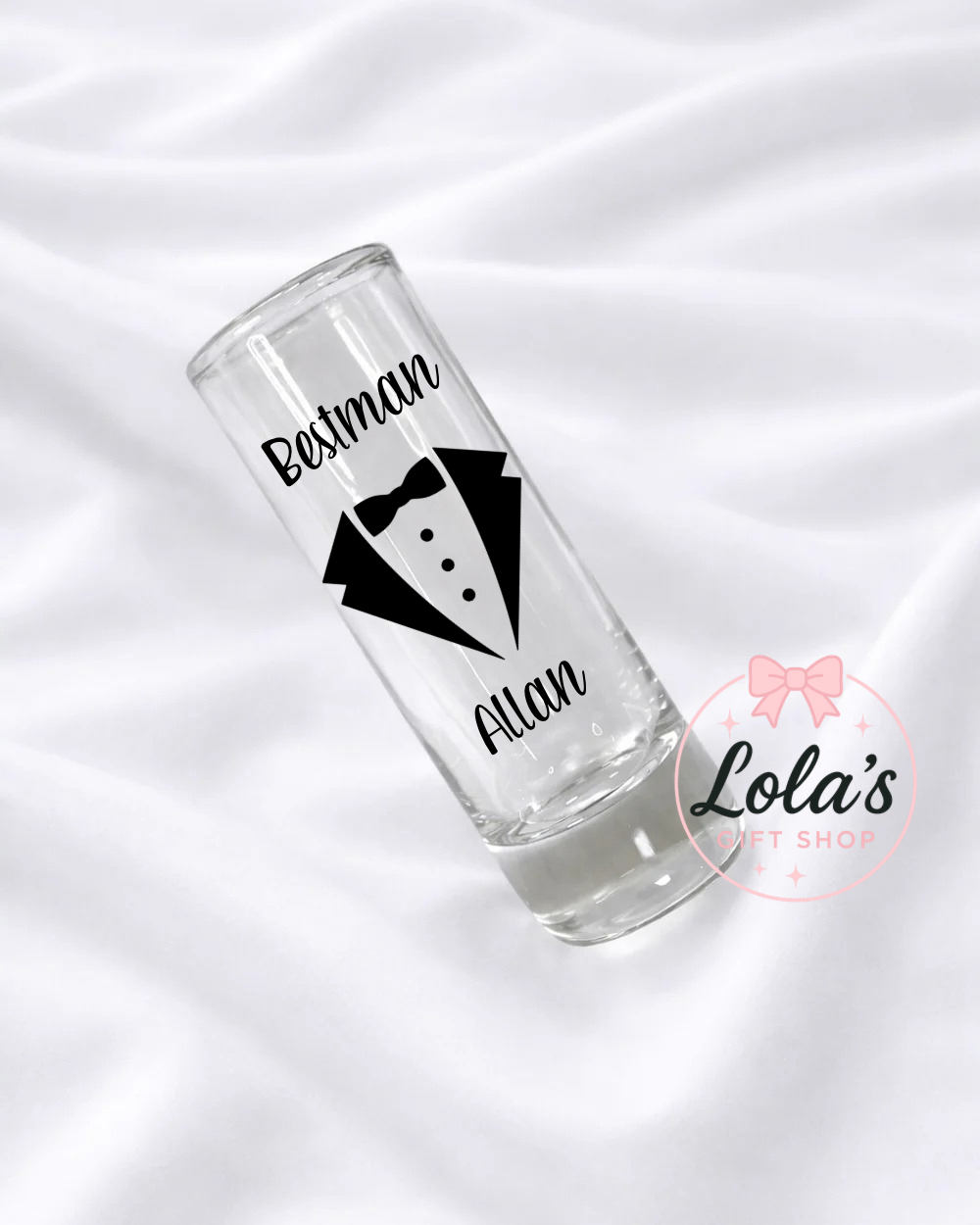Personalised tall shot glass