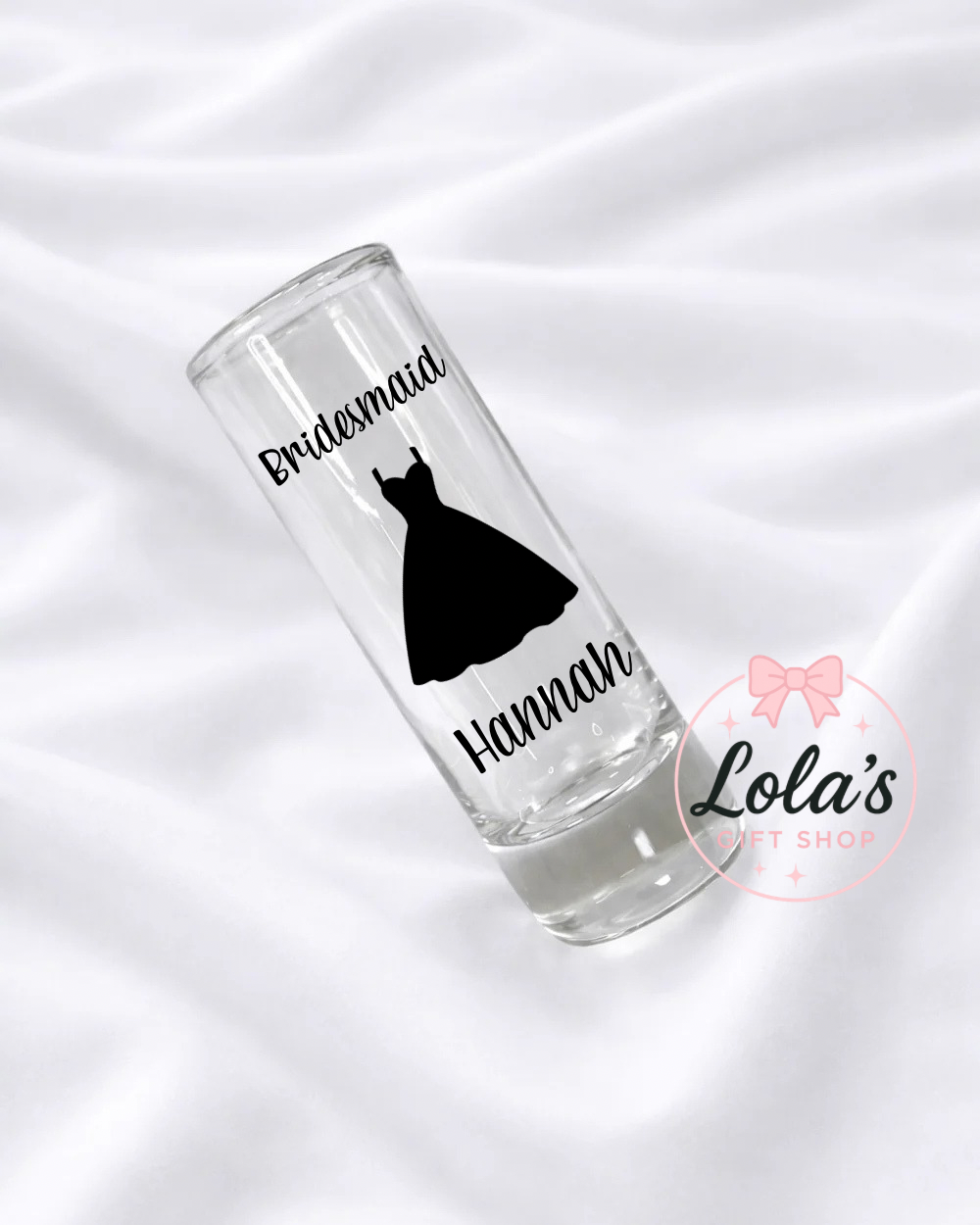 Personalised tall shot glass