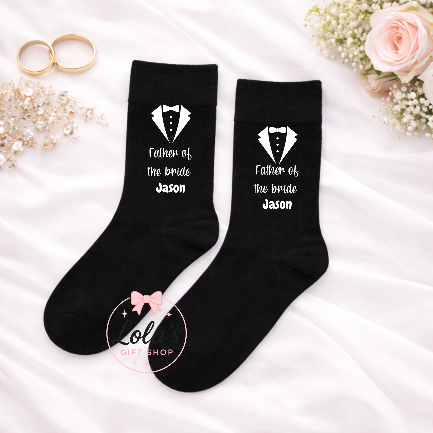 Personalised men’s socks