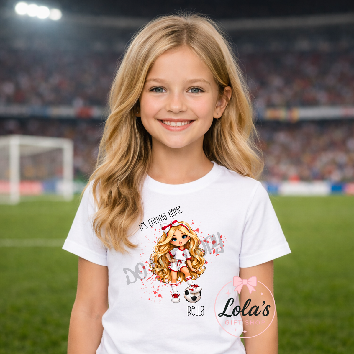 It’s coming home girls football tops